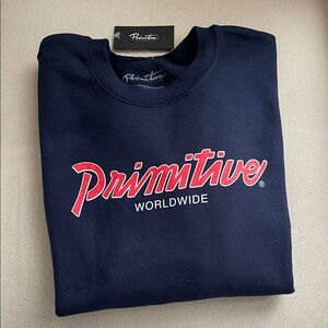 PRIMITIVE NAVY CREWNECK SWEATSHIRT